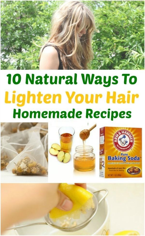 lighten hair naturally