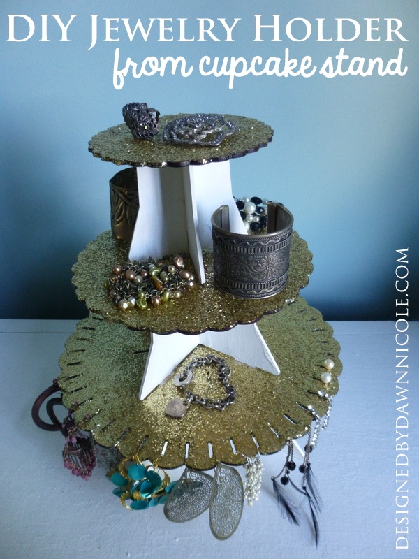 Cupcake Stand Jewelry Holder
