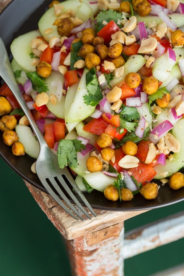 Roasted Chickpea salad