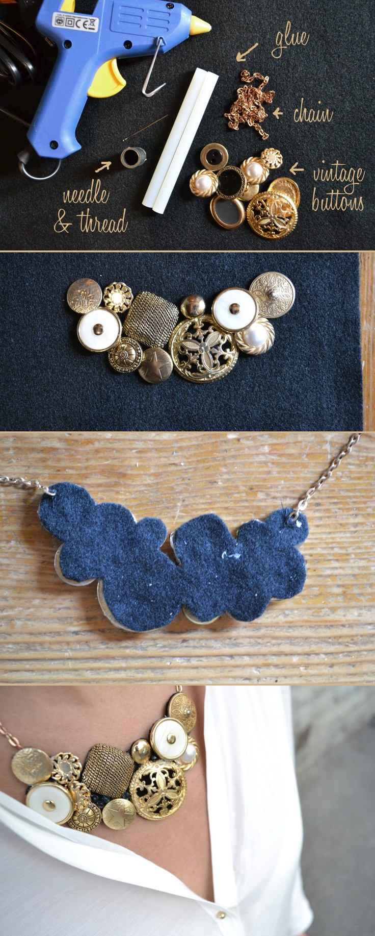 button necklaces