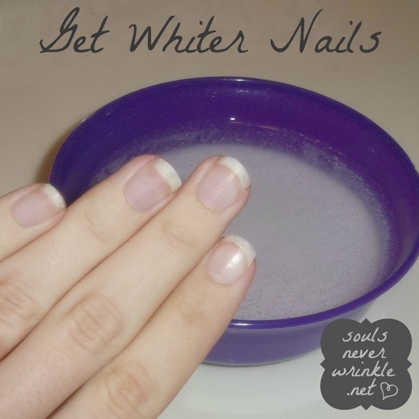 white nails