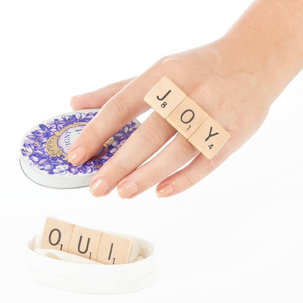 DIY Scrabble Ring