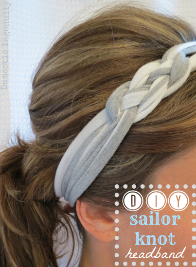 DIY Sailor Knot Headband 