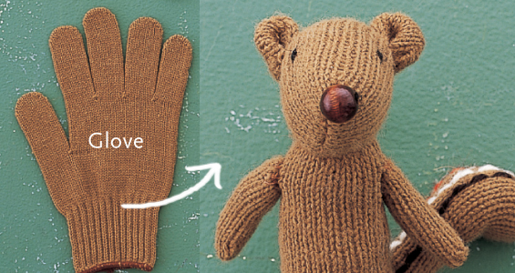 DIY Glove Squirrel