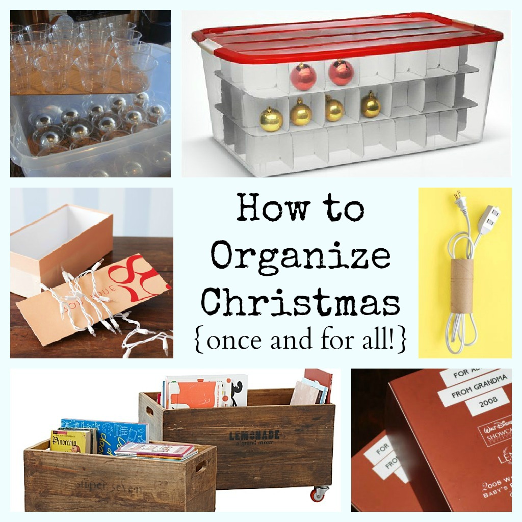 DIY Christmas Organization