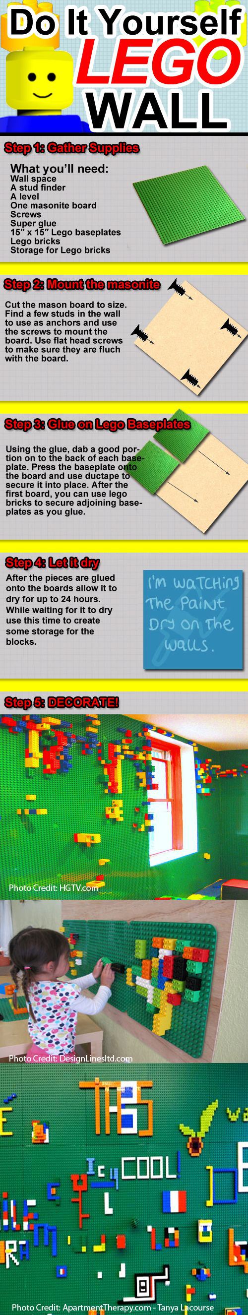 DIY Lego Wall