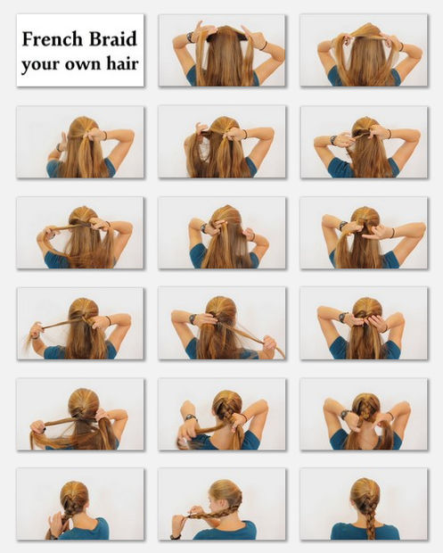 How To French Braid Your Own Hair