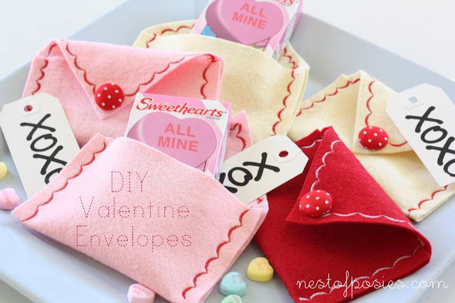 DIY Valentine Envelopes | Home and Heart DIY