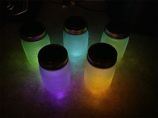 DIY Solar Powered Mason Jar Lights