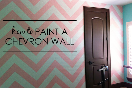 how-to-paint-a-chevron-wall